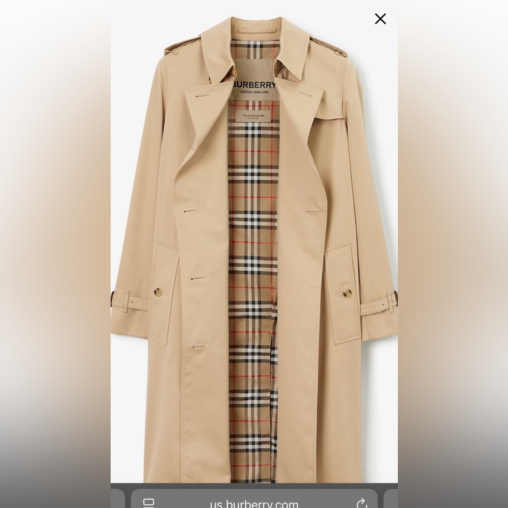 Burberry Long Kensington Heritage Trench Coat - Picture 3 of 16